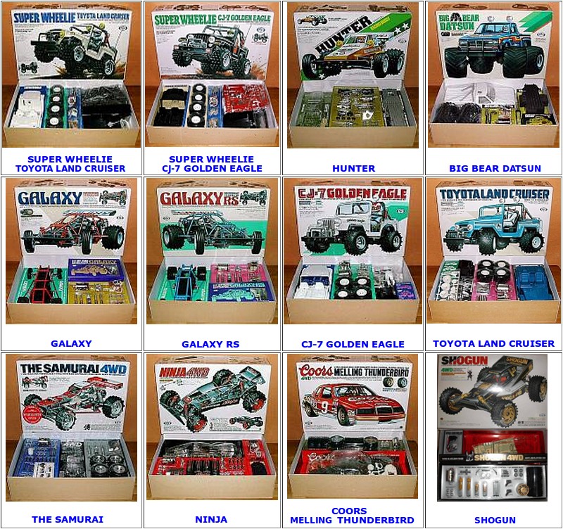 Marui complete range of RC models